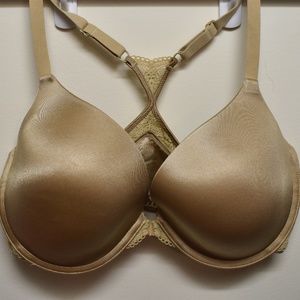 Maidenform Lace Racer Back Front Clasp Bra 38D